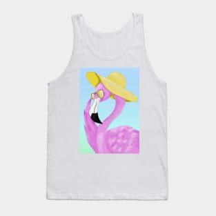 Summer flamingo Tank Top